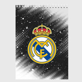 Скетчбук с принтом REAL MADRID / РЕАЛ МАДРИД в Петрозаводске, 100% бумага
 | 48 листов, плотность листов — 100 г/м2, плотность картонной обложки — 250 г/м2. Листы скреплены сверху удобной пружинной спиралью | football | logo | madrid | real | realmadrid | sport | клуб | лого | логотип | логотипы | мадрид | реал | реалмадрид | символ | символы | спорт | форма | футбол | футбольная