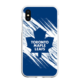 Чехол для iPhone XS Max матовый с принтом Toronto Maple Leafs,  в Петрозаводске, Силикон | Область печати: задняя сторона чехла, без боковых панелей | Тематика изображения на принте: hockey | maple leafs | nhl | toronto | toronto maple leafs | usa | мейпл лифс | нхл | спорт | сша | торонто | торонто мейпл лифс | хоккей | шайба