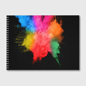 Альбом для рисования с принтом игра красок в Петрозаводске, 100% бумага
 | матовая бумага, плотность 200 мг. | взрыв красок | игра красок | краски | цвет.