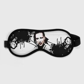 Маска для сна 3D с принтом Marilyn Manson в Петрозаводске, внешний слой — 100% полиэфир, внутренний слой — 100% хлопок, между ними — поролон |  | marilyn manson | nothing records | известность | музыка | рок группа