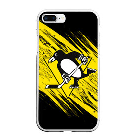 Чехол для iPhone 7Plus/8 Plus матовый с принтом Pittsburgh Penguins Sport в Петрозаводске, Силикон | Область печати: задняя сторона чехла, без боковых панелей | hockey | nhl | penguins | pittsburg | pittsburgh | pittsburgh penguins | usa | нхл | пингвинз | питтсбург | питтсбург пингвинз | спорт | сша | хоккей | шайба