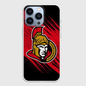 Чехол для iPhone 13 Pro с принтом Оттава Сенаторз в Петрозаводске,  |  | hockey | nhl | ottawa | ottawa senators | senators | usa | нхл | оттава | оттава сенаторз | сенаторз | спорт | сша | хоккей | шайба