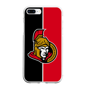 Чехол для iPhone 7Plus/8 Plus матовый с принтом Ottawa Senators в Петрозаводске, Силикон | Область печати: задняя сторона чехла, без боковых панелей | hockey | nhl | ottawa | ottawa senators | senators | usa | нхл | оттава | оттава сенаторз | сенаторз | спорт | сша | хоккей | шайба