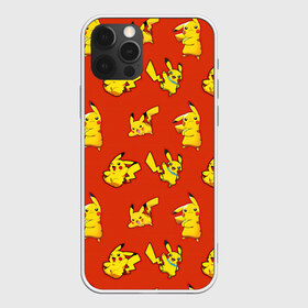 Чехол для iPhone 12 Pro Max с принтом Пикачу в Петрозаводске, Силикон |  | pokemon | pokemon go | арт | жёлтый | жёлтый мышонок мышь | красный | пикачу | покемон | покемоны | рисунок