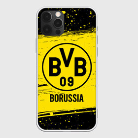 Чехол для iPhone 12 Pro Max с принтом BORUSSIA Боруссия в Петрозаводске, Силикон |  | borussia | club | dortmund | footbal | logo | боруссия | дортмунд | знак | клуб | логотип | логотипы | символ | символы | форма | футбол | футбольная | футбольный