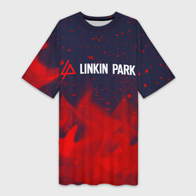 Платье-футболка 3D с принтом LINKIN PARK   ЛИНКИН ПАРК в Петрозаводске,  |  | linkin | linkinpark | logo | lp | music | park | rock | линкин | линкинпарк | лого | логотип | логотипы | лп | музыка | парк | рок | символ