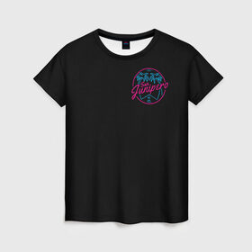 Женская футболка 3D с принтом ЧЕРНОЕ ЗЕРКАЛО в Петрозаводске, 100% полиэфир ( синтетическое хлопкоподобное полотно) | прямой крой, круглый вырез горловины, длина до линии бедер | black mirror | черное зеркало