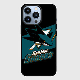 Чехол для iPhone 13 Pro с принтом Сан Хосе Шаркс в Петрозаводске,  |  | hockey | nhl | san jose | san jose sharks | sharks | usa | нхл | сан хосе | сан хосе шаркс | спорт | сша | хоккей | шайба | шаркс