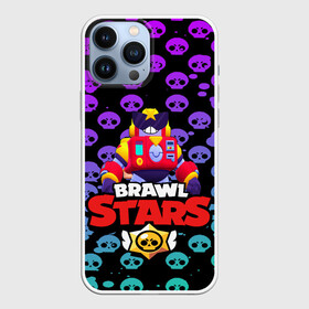 Чехол для iPhone 13 Pro Max с принтом brawl stars вольт в Петрозаводске,  |  | Тематика изображения на принте: 8 bit | bibi | brawl stars | colt | crow | el brown | leon | leon shark | max | mecha | mecha crow | mr.p | sally leon | shark | virus 8 bit | берли | биби | бравл старс | ворон | кольт | леон | макс | шелли