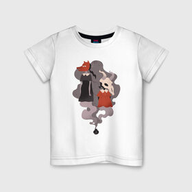 Детская футболка хлопок с принтом Crazy Halloween Girls в Петрозаводске, 100% хлопок | круглый вырез горловины, полуприлегающий силуэт, длина до линии бедер | 