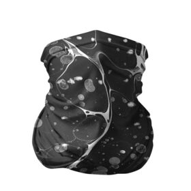 Бандана-труба 3D с принтом Черный Мрамор в Петрозаводске, 100% полиэстер, ткань с особыми свойствами — Activecool | плотность 150‒180 г/м2; хорошо тянется, но сохраняет форму | абстракция | минимализм | мрамор | рисунок | черный мрамор