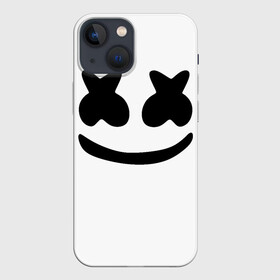 Чехол для iPhone 13 mini с принтом MARSHMELLO в Петрозаводске,  |  | fortnite | marshmallo | marshmallow | marshmello | marshmellow | маршмелло | маршмеллоу | розы | фортнайт