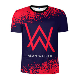 Мужская футболка 3D спортивная с принтом ALAN WALKER / АЛАН УОКЕР в Петрозаводске, 100% полиэстер с улучшенными характеристиками | приталенный силуэт, круглая горловина, широкие плечи, сужается к линии бедра | alan | faded | house | logo | music | walker | алан | вокер | волкер | диджей | лого | логотип | логотипы | музыка | музыкант | символ | символы | танцеальная | уокер | хаус | электронная
