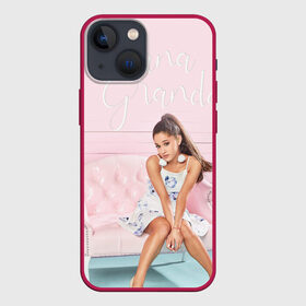Чехол для iPhone 13 mini с принтом Ariana Grande в Петрозаводске,  |  | ariana grande | grande | music | pink | school | актриса | ариана гранде | грандэ | музыка | певица | розовый | уроки | школа