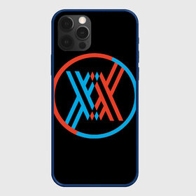 Чехол для iPhone 12 Pro с принтом Darling  in the Franxx LOGO в Петрозаводске, силикон | область печати: задняя сторона чехла, без боковых панелей | 002 | 02 | ahegao | anime | darling | franx | franxx | girl | girls | in | senpai | the | two | waifu | zero | zerotwo | аниме | ахегао | вайфу | девушка | семпай | сенпай | тян