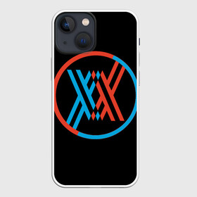 Чехол для iPhone 13 mini с принтом Darling  in the Franxx LOGO в Петрозаводске,  |  | 002 | 02 | ahegao | anime | darling | franx | franxx | girl | girls | in | senpai | the | two | waifu | zero | zerotwo | аниме | ахегао | вайфу | девушка | семпай | сенпай | тян