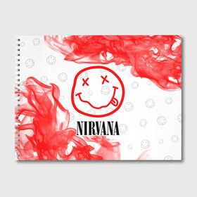 Альбом для рисования с принтом NIRVANA НИРВАНА в Петрозаводске, 100% бумага
 | матовая бумага, плотность 200 мг. | band | cobain | face | kurt | logo | music | nirvana | rock | rocknroll | группа | кобейн | курт | лого | логотип | музыка | музыкальная | нирвана | рожица | рок | рокнролл | символ