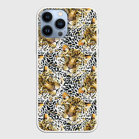 Чехол для iPhone 13 Pro Max с принтом Леопард выглядывает из воды в Петрозаводске,  |  | gold | life | versace | vip | абстракция | богатство | в золоте | версаче | версачи | виайпи | вип | золотая | золото | кот | кошка | лев | леопард | линия | нейтральная | позолоченное | стайл | стиль | текстуры