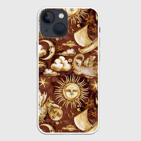 Чехол для iPhone 13 mini с принтом Волшебство в Петрозаводске,  |  | life | абстракция | волшебство | дракон | звезды | корабль | линия | небо | нейтральная | солнце | сон | стайл | стиль | текстуры | тучи | тучки | узоры | фантазия
