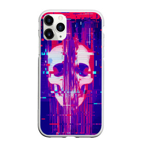 Чехол для iPhone 11 Pro матовый с принтом Skull glitch в Петрозаводске, Силикон |  | Тематика изображения на принте: color | fashion | glitch | jaw | skull | vanguard | авангард | глитч | мода | пасть | цвет | череп