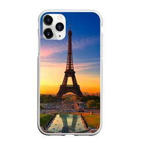 Чехол для iPhone 11 Pro матовый с принтом Эйфелева башня в Петрозаводске, Силикон |  | paris | башня | париж | франция | эйфелева башня