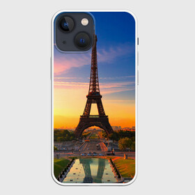 Чехол для iPhone 13 mini с принтом Эйфелева башня в Петрозаводске,  |  | paris | башня | париж | франция | эйфелева башня