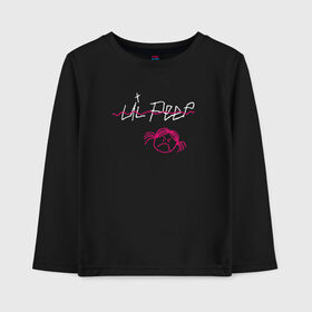 Детский лонгслив хлопок с принтом LIL PEEP (front & back) в Петрозаводске, 100% хлопок | круглый вырез горловины, полуприлегающий силуэт, длина до линии бедер | lil peep | lil peep art | logo lil peep | love | rap | альбомы | лил пип | лове | лого | логтип | любовь | музыка | музыкант | паук | певец | рэп | рэпер | скорпион