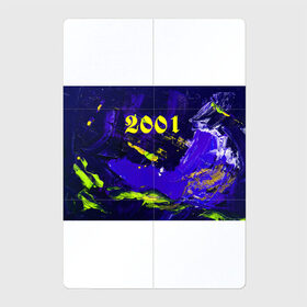 Магнитный плакат 2Х3 с принтом 2001 в Петрозаводске, Полимерный материал с магнитным слоем | 6 деталей размером 9*9 см | 2001 | bright | canvas | dark | number 2001 | numbers | paint | print of numbers | stains | краска | принт цифр | пятна | разводы | темный | холст | цифры | число 2001 | яркие