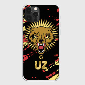 Чехол для iPhone 12 Pro Max с принтом Узбекистан в Петрозаводске, Силикон |  | angry | crescent | islam | republic | uzbekistan | wolf | волк | злой | ислам | полумесяц | республика | узбекистан