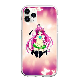 Чехол для iPhone 11 Pro Max матовый с принтом To Love-Ru: Trouble в Петрозаводске, Силикон |  | cute | darkness | kawaii | аниме девушка | бабочки | девилюк | золотая тьма | кавайный | комедия | лала | любовь и прочие неприятности | милашка | момо | немезида | немезис | няшный | харуна | школа | этти