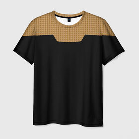 Мужская футболка 3D с принтом Звездный Admiral JL (Z) в Петрозаводске, 100% полиэфир | прямой крой, круглый вырез горловины, длина до линии бедер | 