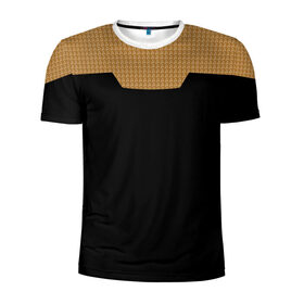 Мужская футболка 3D спортивная с принтом Звездный Admiral JL (Z) в Петрозаводске, 100% полиэстер с улучшенными характеристиками | приталенный силуэт, круглая горловина, широкие плечи, сужается к линии бедра | Тематика изображения на принте: 