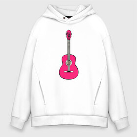 Мужское худи Oversize хлопок с принтом Розовая гитара в Петрозаводске, френч-терри — 70% хлопок, 30% полиэстер. Мягкий теплый начес внутри —100% хлопок | боковые карманы, эластичные манжеты и нижняя кромка, капюшон на магнитной кнопке | Тематика изображения на принте: girl | guitar | music | pink | pop | rock | артист | гитара | гитарист | гламур | девочкам | девушке | инструмент | клавиши | мелодия | музыка | музыкальные инструменты | музыкант | ноты | песни | подарок | поп | попса
