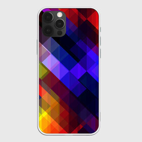 Чехол для iPhone 12 Pro Max с принтом Горен в Петрозаводске, Силикон |  | Тематика изображения на принте: abstraction | colorful | cubes | obliquely | stripes | texture | абстракция | кубы | наискось | полосы | разноцветный | текстура