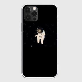 Чехол для iPhone 12 Pro Max с принтом Космический ленивец в Петрозаводске, Силикон |  | животные | звезды | космос | ленивец | музыка | одиночество | умиротворение