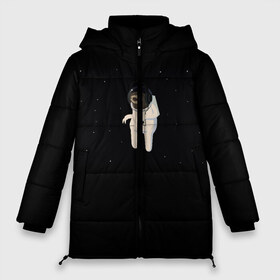 Женская зимняя куртка 3D с принтом Космический ленивец в Петрозаводске, верх — 100% полиэстер; подкладка — 100% полиэстер; утеплитель — 100% полиэстер | длина ниже бедра, силуэт Оверсайз. Есть воротник-стойка, отстегивающийся капюшон и ветрозащитная планка. 

Боковые карманы с листочкой на кнопках и внутренний карман на молнии | животные | звезды | космос | ленивец | музыка | одиночество | умиротворение