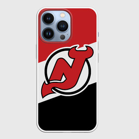 Чехол для iPhone 13 Pro с принтом Нью Джерси Девилз в Петрозаводске,  |  | devils | hockey | new jersey | new jersey devils | nhl | usa | девилз | нхл | нью джерси | нью джерси девилз | спорт | сша | хоккей | шайба