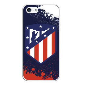 Чехол для iPhone 5/5S матовый с принтом ATLETICO MADRID / Атлетико в Петрозаводске, Силикон | Область печати: задняя сторона чехла, без боковых панелей | Тематика изображения на принте: atletico | club | footbal | logo | madrid | атлетико | знак | клуб | логотип | логотипы | мадрид | символ | символы | форма | футбол | футбольная | футбольный