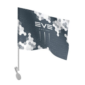 Флаг для автомобиля с принтом EVE ONLINE / ИВ ОНЛАЙН в Петрозаводске, 100% полиэстер | Размер: 30*21 см | echo | echoes | eve | game | games | logo | online | space | ев онлайн | ев эхо | еве | ив онлайн | ив эхо | игра | игры | космос | лого | логотип | логотипы | онлайн | символ | символы | эхо | эхос