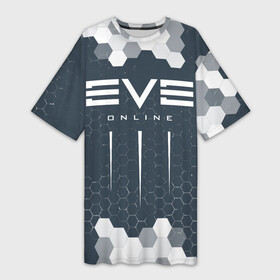 Платье-футболка 3D с принтом EVE ONLINE   ИВ ОНЛАЙН в Петрозаводске,  |  | Тематика изображения на принте: echo | echoes | eve | game | games | logo | online | space | ев онлайн | ев эхо | еве | ив онлайн | ив эхо | игра | игры | космос | лого | логотип | логотипы | онлайн | символ | символы | эхо | эхос
