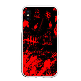 Чехол для iPhone XS Max матовый с принтом Dead by Daylight в Петрозаводске, Силикон | Область печати: задняя сторона чехла, без боковых панелей | dbd | dead by daylight | esport | games | survival horror | дбд | дед бай дейлайт | игроки | игролюбители | игроманы | игры | киберспорт | мертвы к рассвету