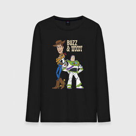 Мужской лонгслив хлопок с принтом Buzz&Woody в Петрозаводске, 100% хлопок |  | buzz lightyear | disney | pixar | toy story | vdkimel | woody | базз лайтер | вуди | дисней | история игрушек | пиксар