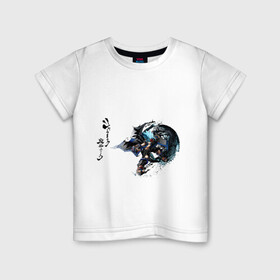Детская футболка хлопок с принтом Самый крутой Хорокэу Усуи в Петрозаводске, 100% хлопок | круглый вырез горловины, полуприлегающий силуэт, длина до линии бедер | horo | horohoro | shaman king | аниме | хорохоро | шаман кинг