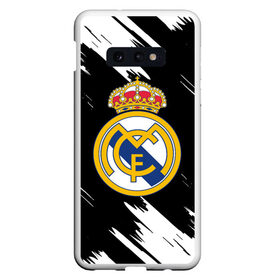 Чехол для Samsung S10E с принтом REAL MADRID. в Петрозаводске, Силикон | Область печати: задняя сторона чехла, без боковых панелей | 