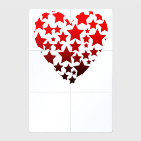 Магнитный плакат 2Х3 с принтом Звездное сердце в Петрозаводске, Полимерный материал с магнитным слоем | 6 деталей размером 9*9 см | Тематика изображения на принте: heart | love is | love you | stars | valentines day | бабушка | валентинка | влюбленные | девушке | жена | звезды | лучшая | любимая | люблю | любовь | мама | молодожены | подарок | романтика | свадебные | свадьба | сердечки