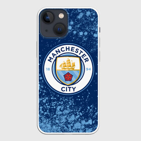 Чехол для iPhone 13 mini с принтом MANCHESTER CITY Манчестер Сити в Петрозаводске,  |  | Тематика изображения на принте: city | club | footbal | logo | manchester | знак | клуб | логотип | логотипы | манчестер | символ | символы | сити | форма | футбол | футбольная | футбольный