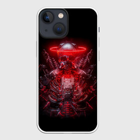 Чехол для iPhone 13 mini с принтом Digital Skeleton | 1.1 в Петрозаводске,  |  | cool | cyborg | decoration | fashion | fear | ghost | halloween | head | horror | robot | skeleton | skull | technology | голова | киборг | круто | мода | призрак | робот | скелет | технологии | ужас | украшение | хеллоуин | череп