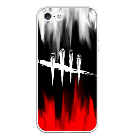 Чехол для iPhone 5/5S матовый с принтом Dead by Daylight в Петрозаводске, Силикон | Область печати: задняя сторона чехла, без боковых панелей | dbd | dead by daylight | esport | games | survival horror | дбд | дед бай дейлайт | игроки | игролюбители | игроманы | игры | киберспорт | мертвы к рассвету