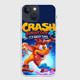 Чехол для iPhone 13 mini с принтом Crash Bandicoot в Петрозаводске,  |  | aku aku | crash bandicoot | бандикут | игры | крэш бандикут