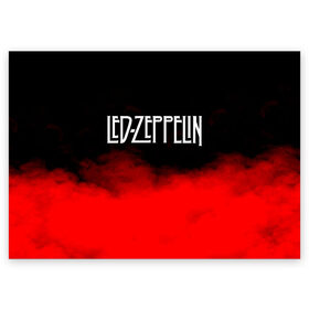 Поздравительная открытка с принтом Led Zeppelin. в Петрозаводске, 100% бумага | плотность бумаги 280 г/м2, матовая, на обратной стороне линовка и место для марки
 | Тематика изображения на принте: led zeppelin | music | rock | блюз рок | британская рок группа | джимми пейдж | известные личности | лед зеппелин | лэд зиппелин | музыка | музыканты | певцы | рок | фолк рок | хард рок | хеви метал